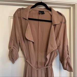 Beige Duster Cardigan
